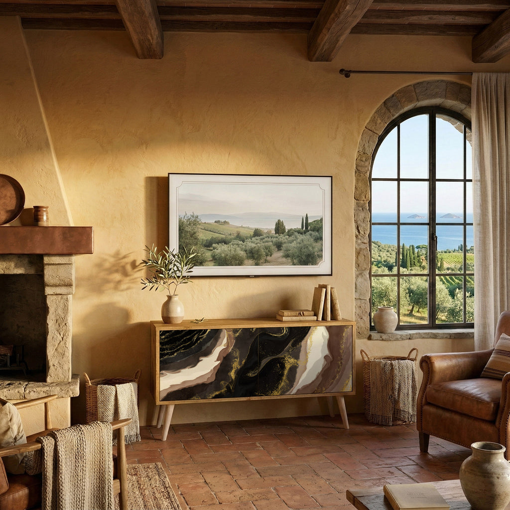 GOLD DUST Mobile TV Compatto a 2 Ante