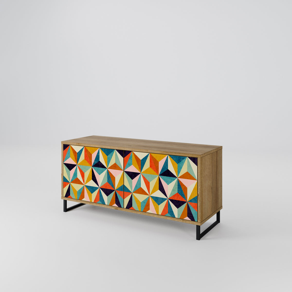 TESSELATE TREASURES Kompaktes 2-türiges TV-Lowboard