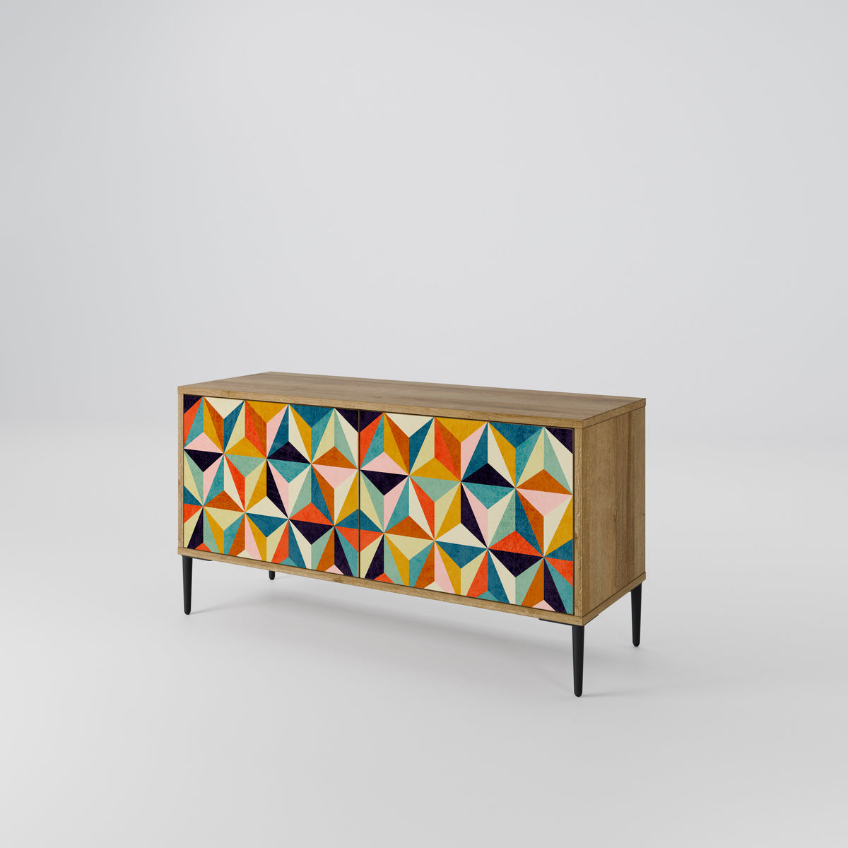 TESSELATE TREASURES Kompaktes 2-türiges TV-Lowboard
