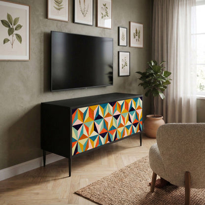 TESSELATE TREASURES Kompaktes 2-türiges TV-Lowboard