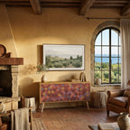 PAINTED SQUARES Mueble de TV Compacto de 2 puertas