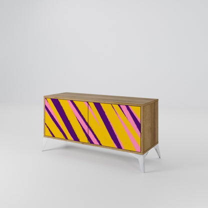 DREAMS COME TRUE Mueble de TV Compacto de 2 puertas