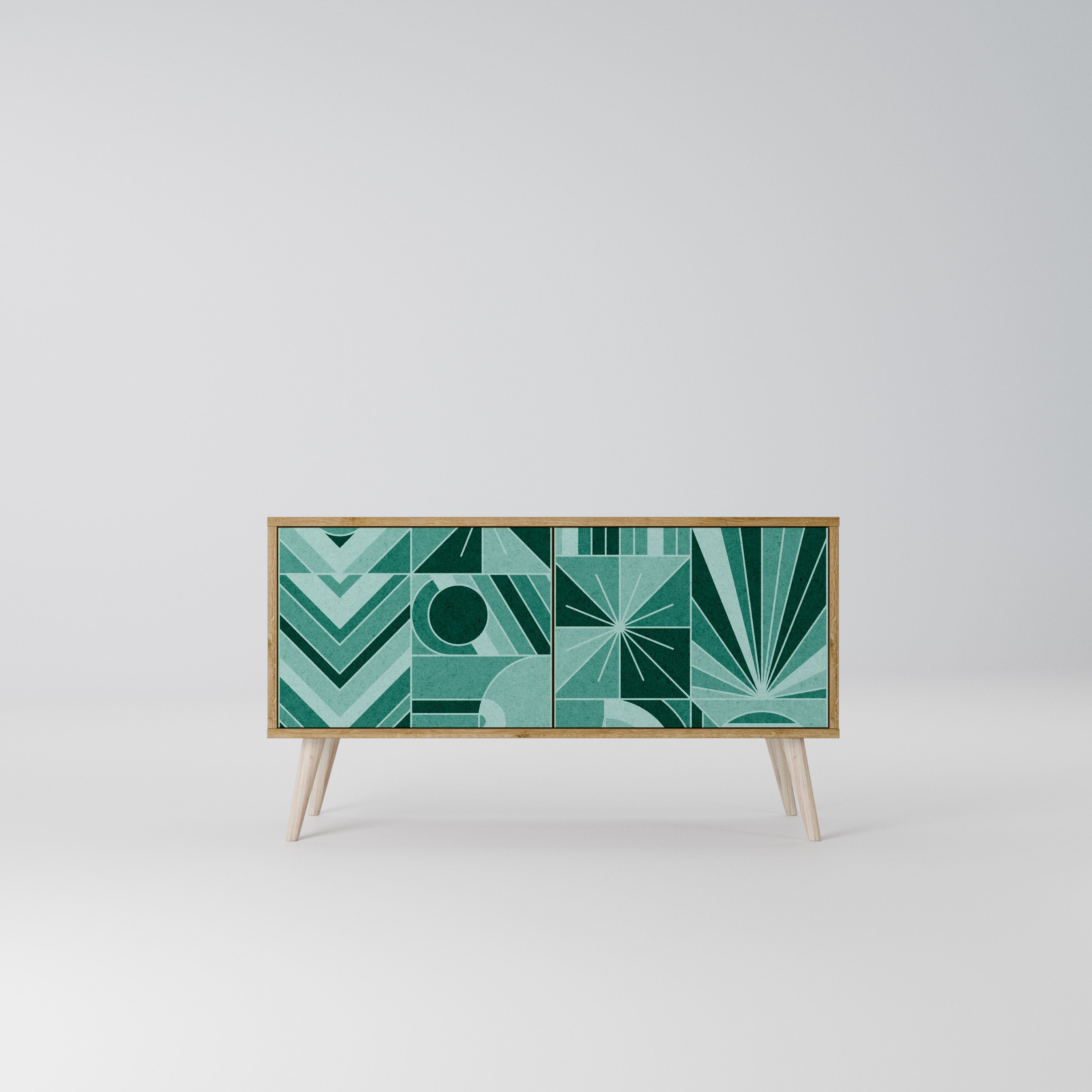 HARMONIC GRID Móvel de TV Compacto de 2 Portas