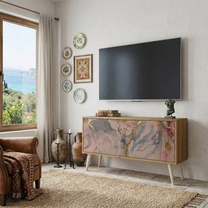 GILDED SWIRLS Kompaktes 2-türiges TV-Lowboard