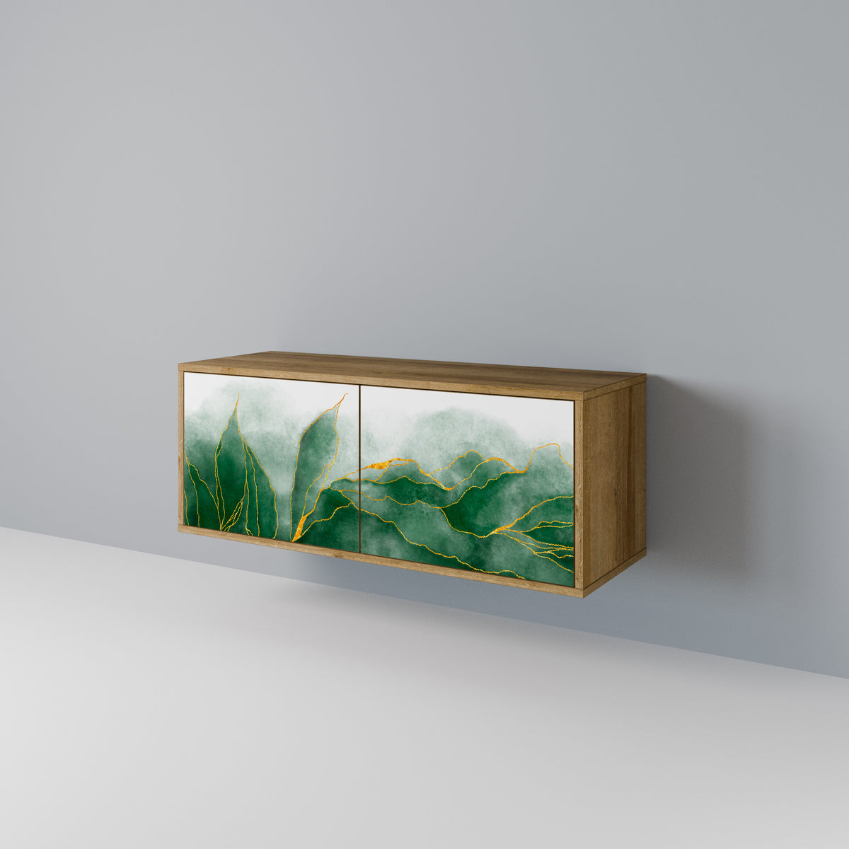 EXPENSIVE NATURE Kompakt TV-bänk med 2 dörrar