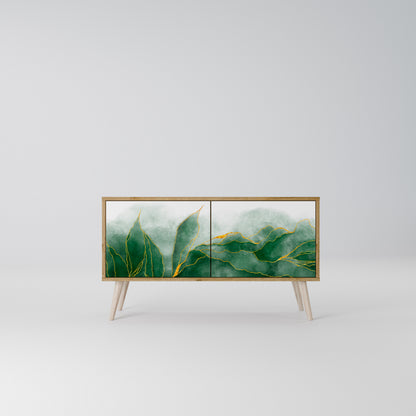 EXPENSIVE NATURE Compact 2-Door TV Cabinet