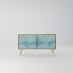 SKY WASH Kompaktes 2-türiges TV-Lowboard