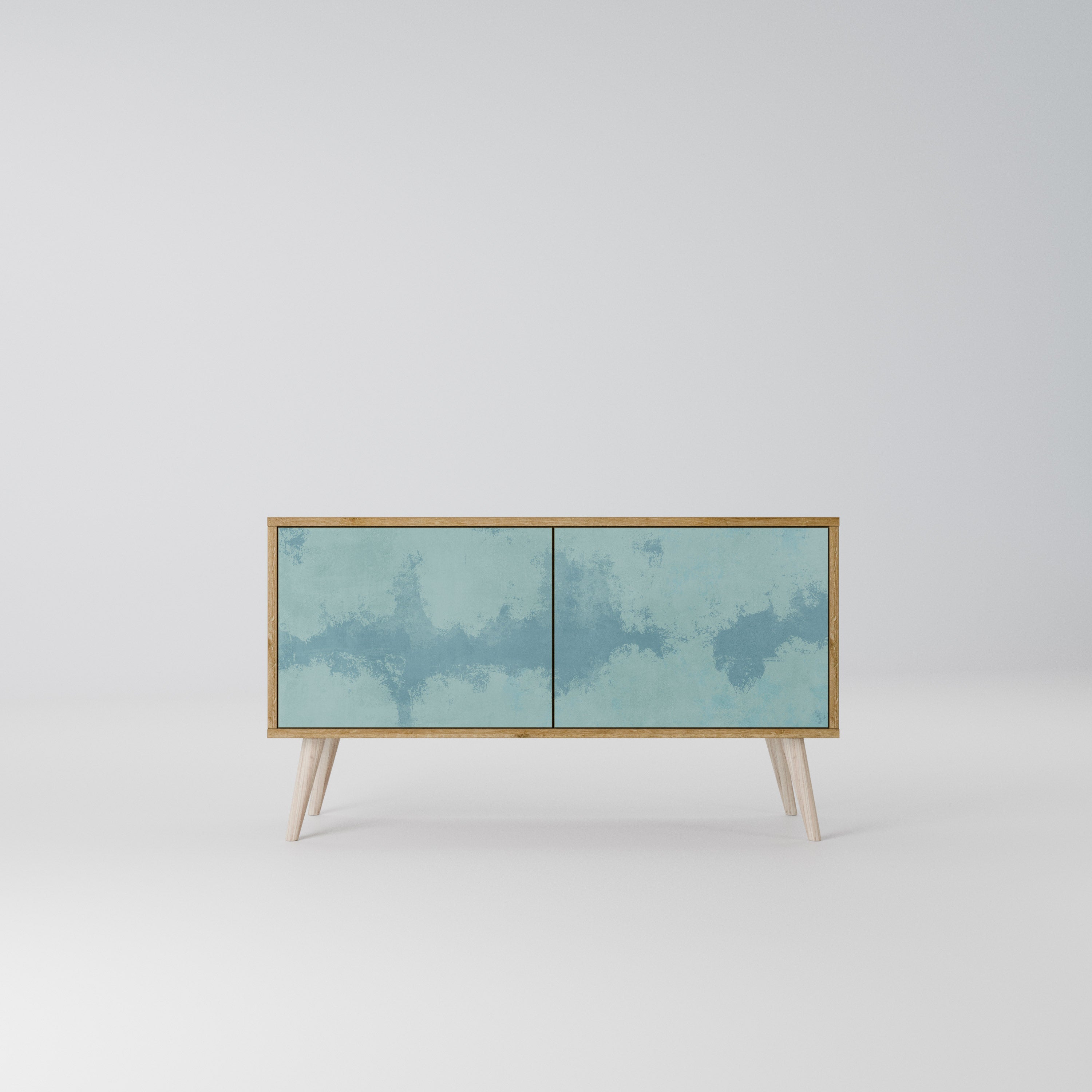 SKY WASH Móvel de TV Compacto de 2 Portas