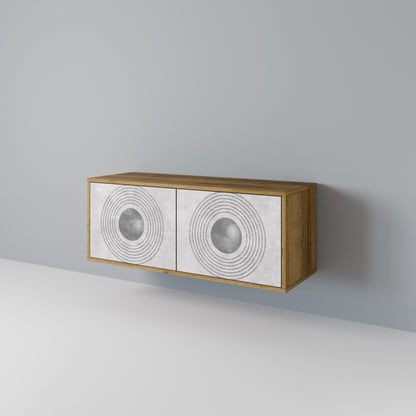 SOLID CIRCLES Mobile TV Compatto a 2 Ante