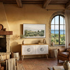 SOLID CIRCLES Mobile TV Compatto a 2 Ante