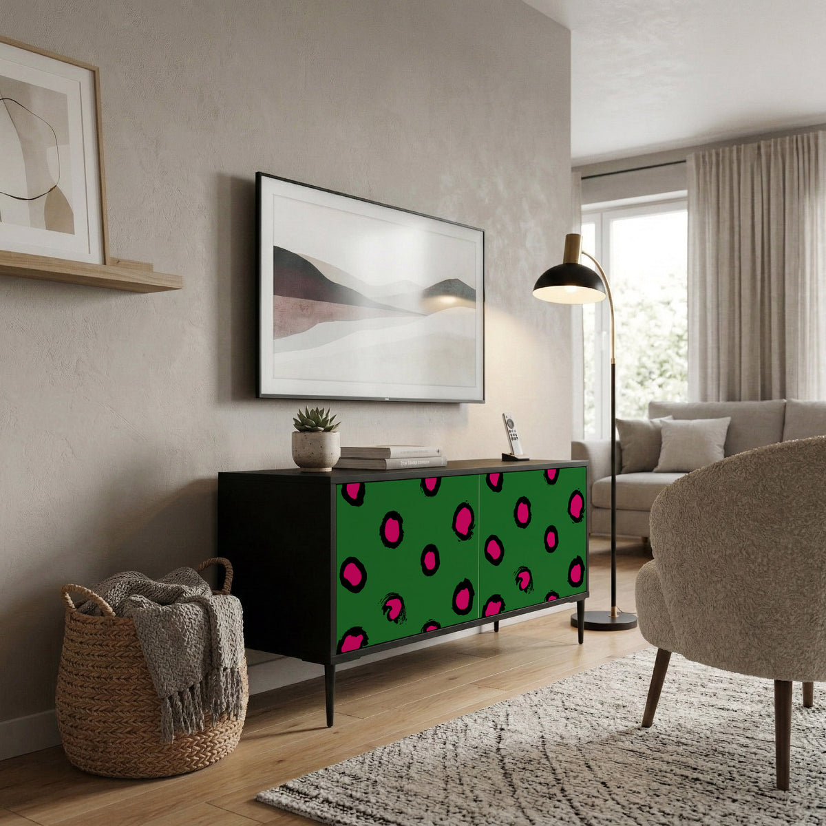 FUNKY SPOTS Mobile TV Compatto a 2 Ante