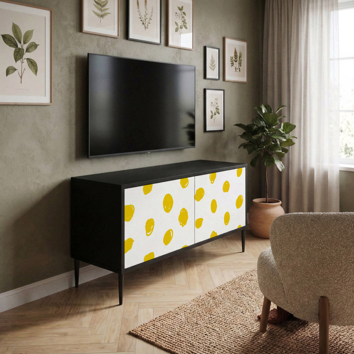 RADIANT REVERIE Mobile TV Compatto a 2 Ante