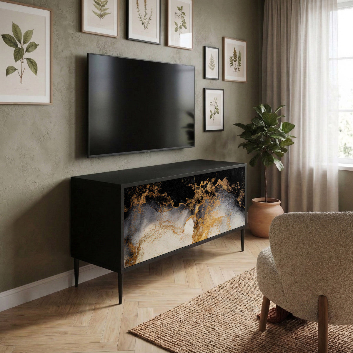 MARBLE OF TOMMORROW Mobile TV Compatto a 2 Ante