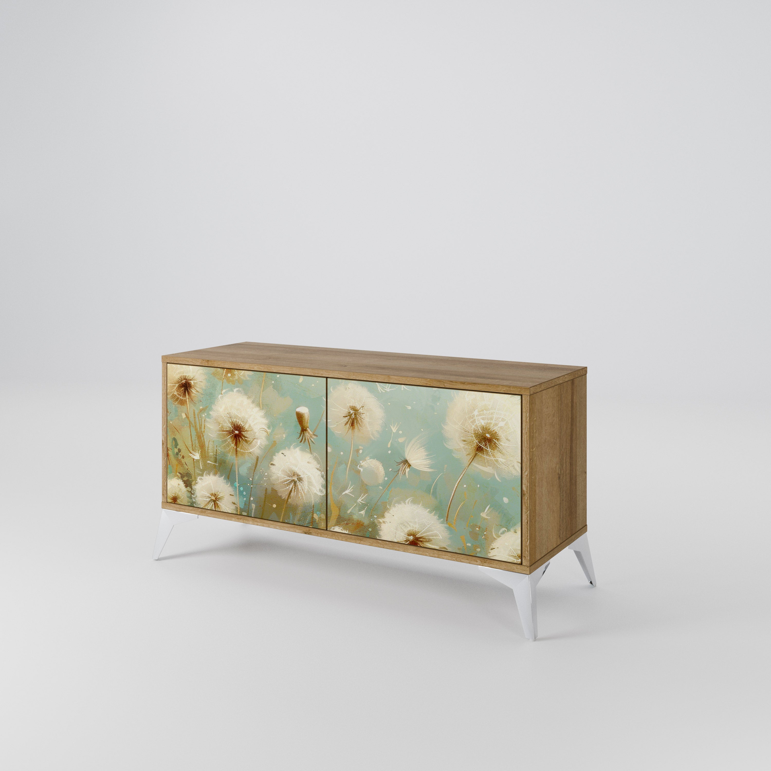 DREAMY MEADOW Compact 2-Door TV Cabinet