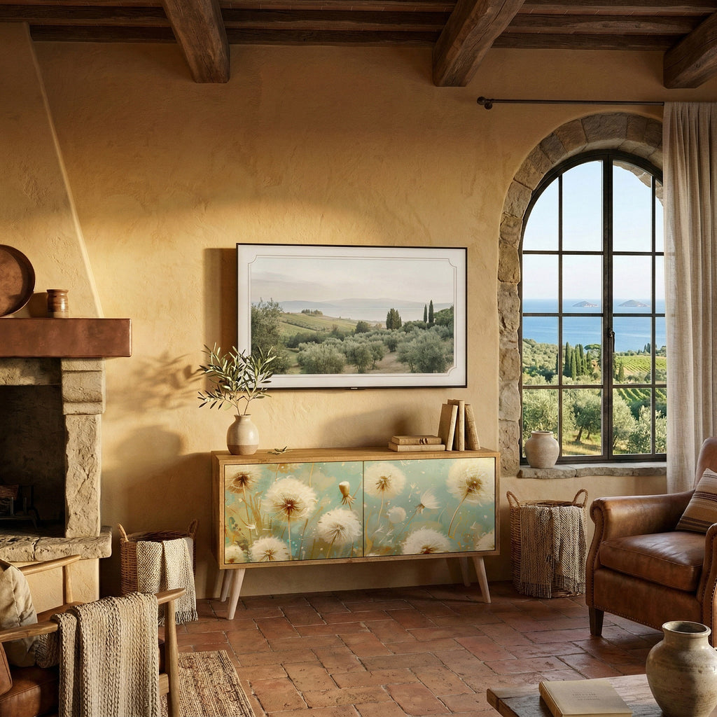 DREAMY MEADOW Mobile TV Compatto a 2 Ante