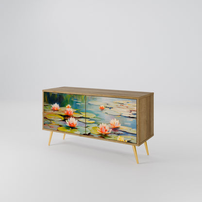 BLOOMING WATERS Mobile TV Compatto a 2 Ante