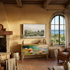 BLOOMING WATERS Mobile TV Compatto a 2 Ante