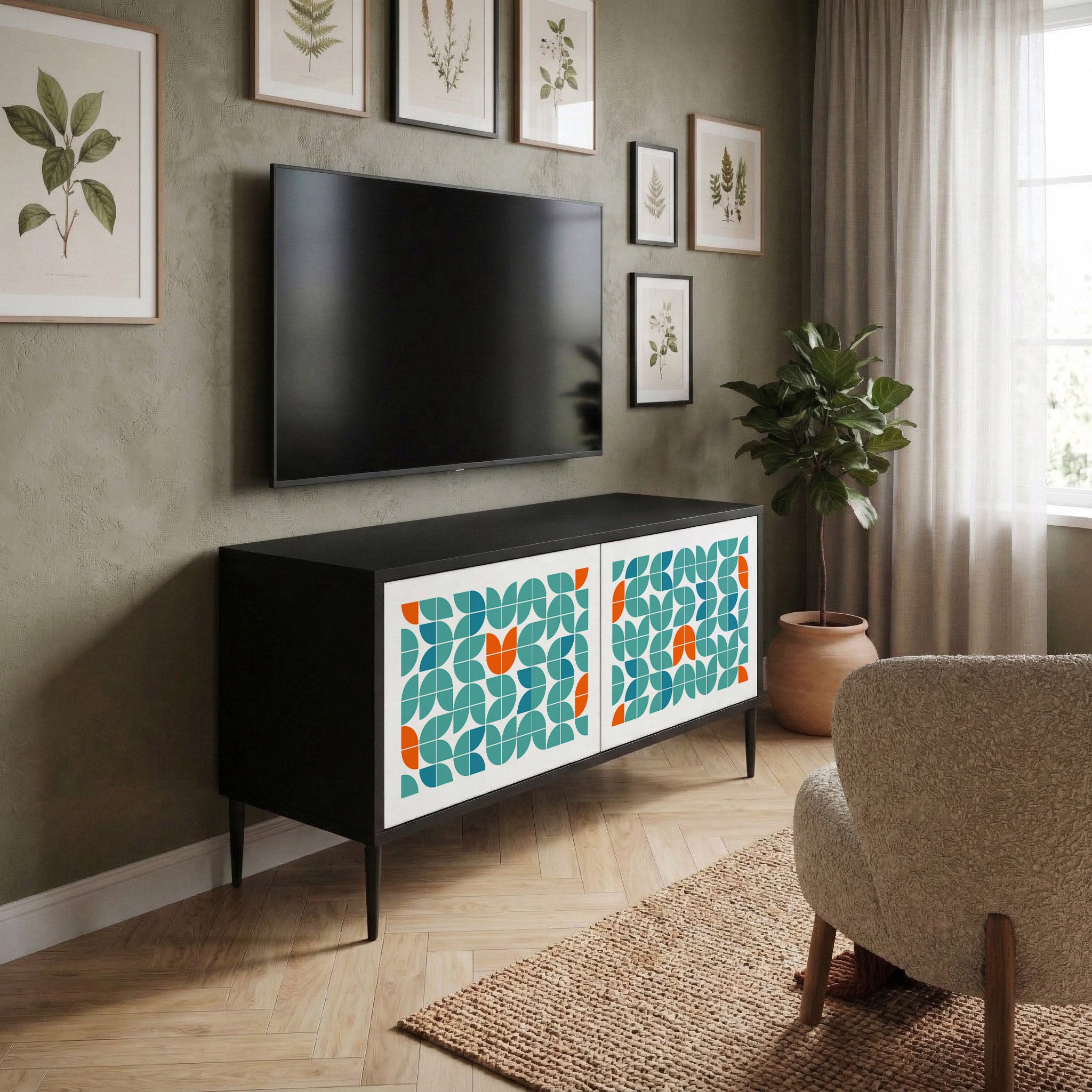 BE THE CHANGE Compact 2-Door TV Cabinet