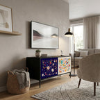 FLORAL COMBINATION Mobile TV Compatto a 2 Ante