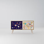 FLORAL COMBINATION Mobile TV Compatto a 2 Ante