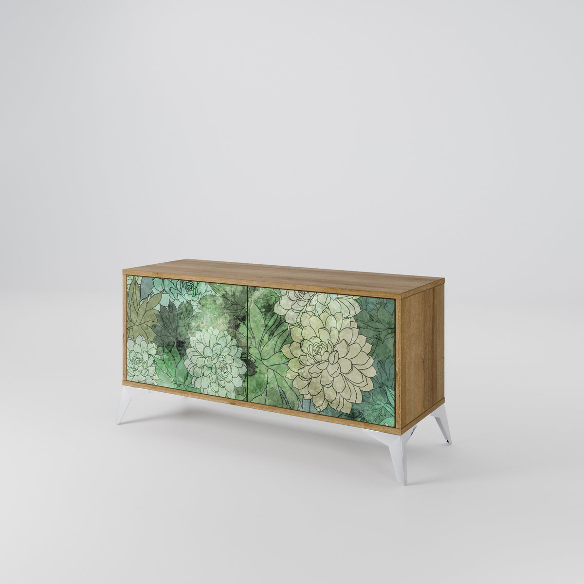 SUCCULENT CLUSTER Mobile TV Compatto a 2 Ante