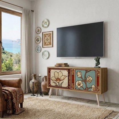 TIMELESS FLORA Mobile TV Compatto a 2 Ante