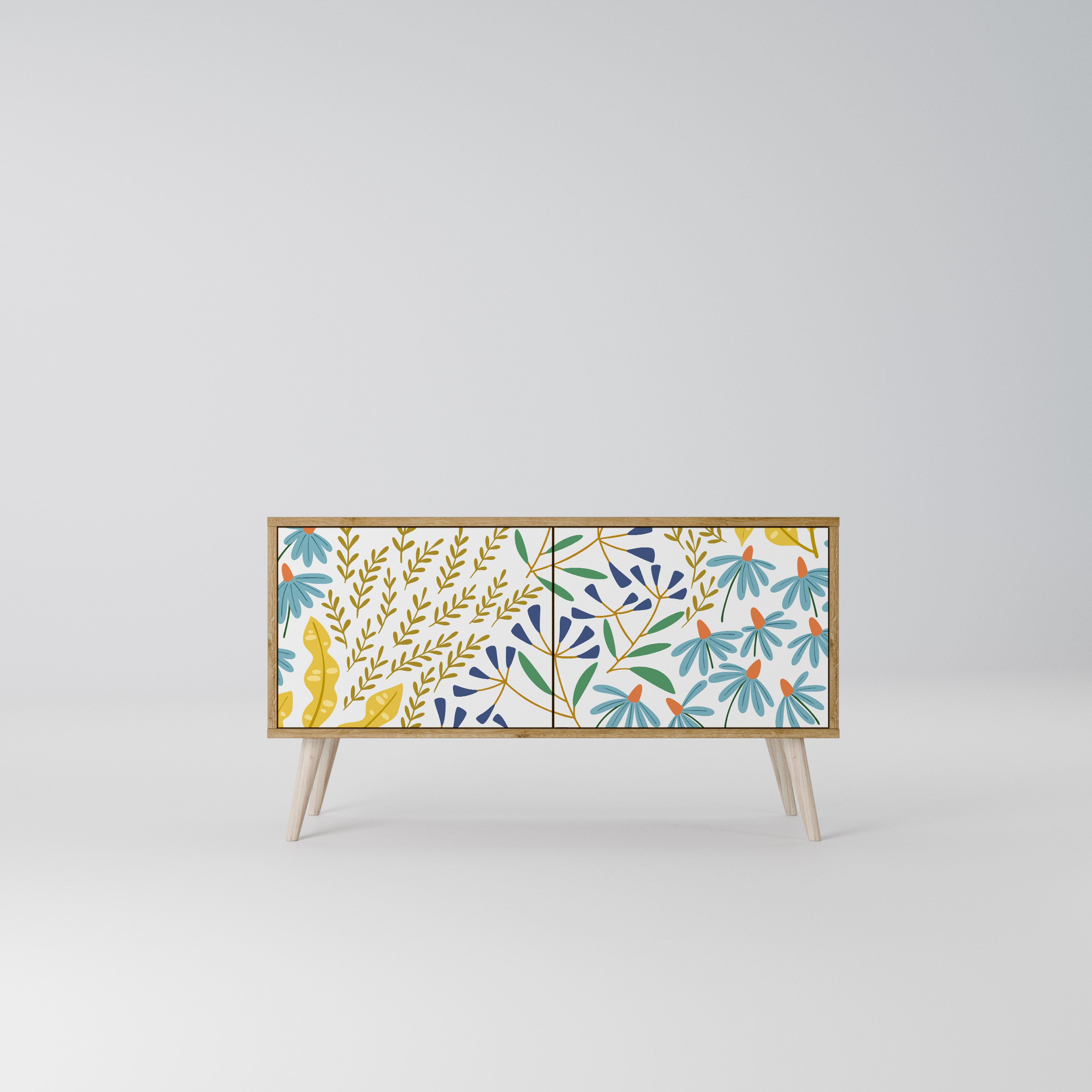 HELLO SPRING Kompaktes 2-türiges TV-Lowboard