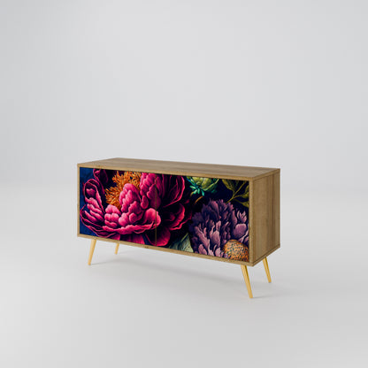 BLOOMING ELEGANCE Mobile TV Compatto a 2 Ante
