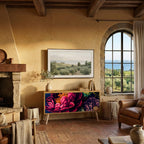 BLOOMING ELEGANCE Mobile TV Compatto a 2 Ante