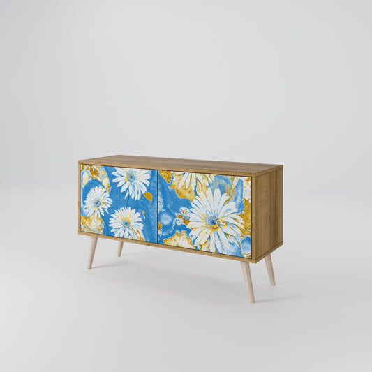 DAISY LUXE Mueble de TV Compacto de 2 puertas