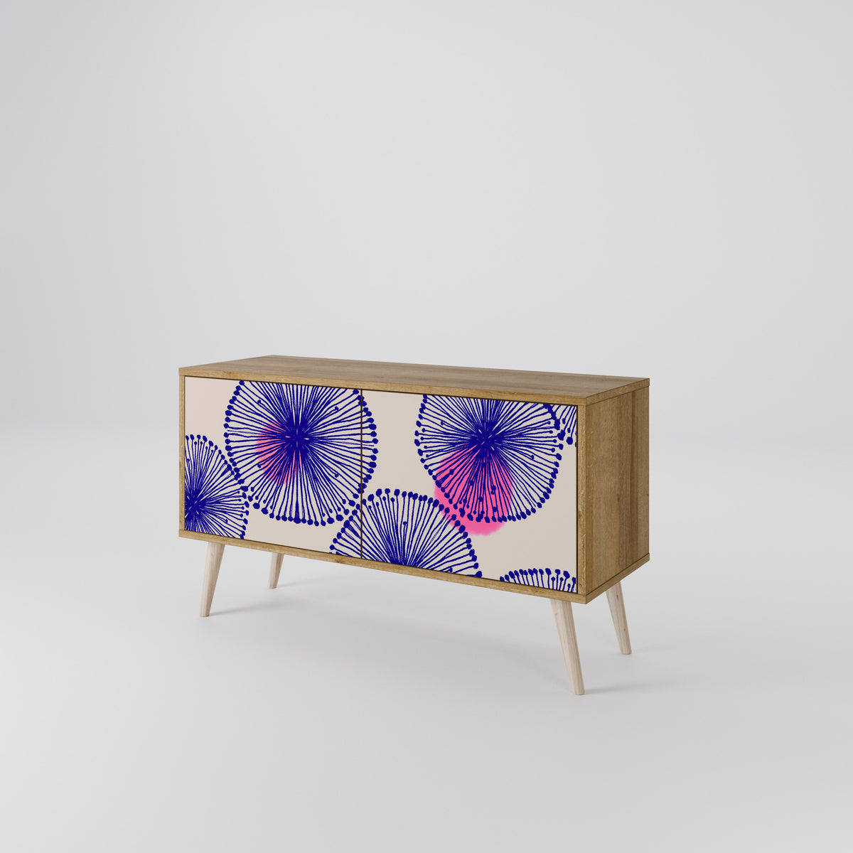 MAGIC NATURE Compact 2-Door TV Cabinet