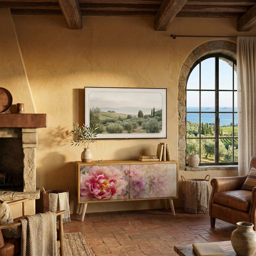 PEONY WHISPER Mobile TV Compatto a 2 Ante