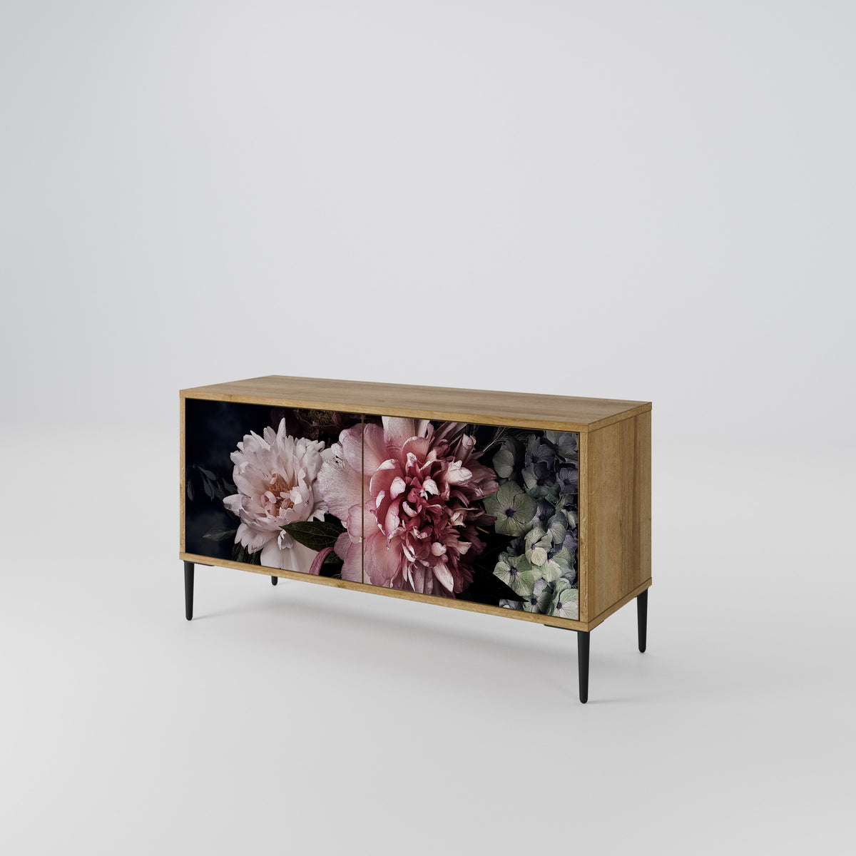 PURE BLOSSOM Kompaktní dvoudveřový TV stolek
