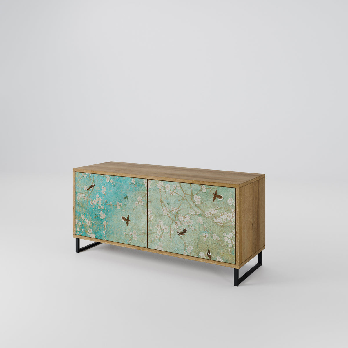 BLOOMING CHARM Mobile TV Compatto a 2 Ante