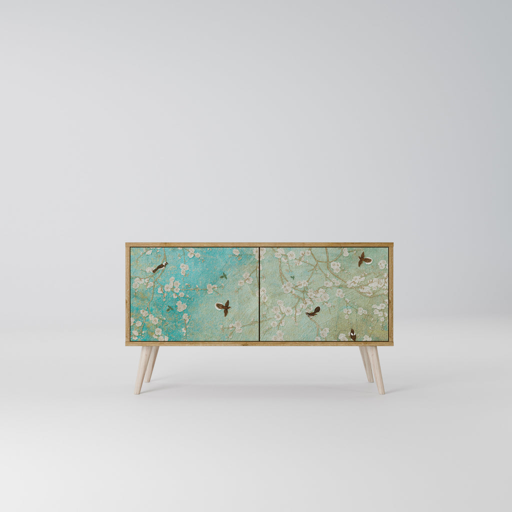 BLOOMING CHARM Mobile TV Compatto a 2 Ante