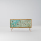 BLOOMING CHARM Mobile TV Compatto a 2 Ante