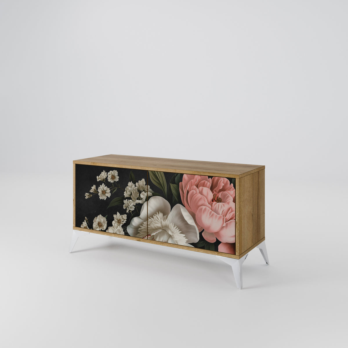 LUSH ELEGANCE Compact 2-Door TV Cabinet