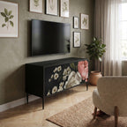 LUSH ELEGANCE Mobile TV Compatto a 2 Ante