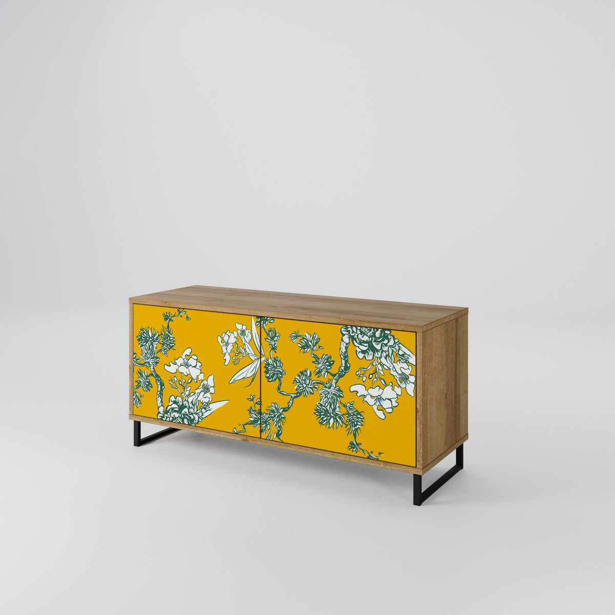 YELLOW CHINOISERIE Kompaktes 2-türiges TV-Lowboard