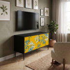 YELLOW CHINOISERIE Mobile TV Compatto a 2 Ante