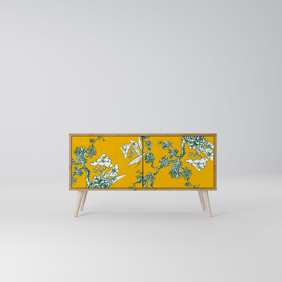 YELLOW CHINOISERIE Kompaktes 2-türiges TV-Lowboard