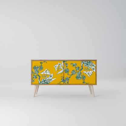 YELLOW CHINOISERIE Kompaktes 2-türiges TV-Lowboard