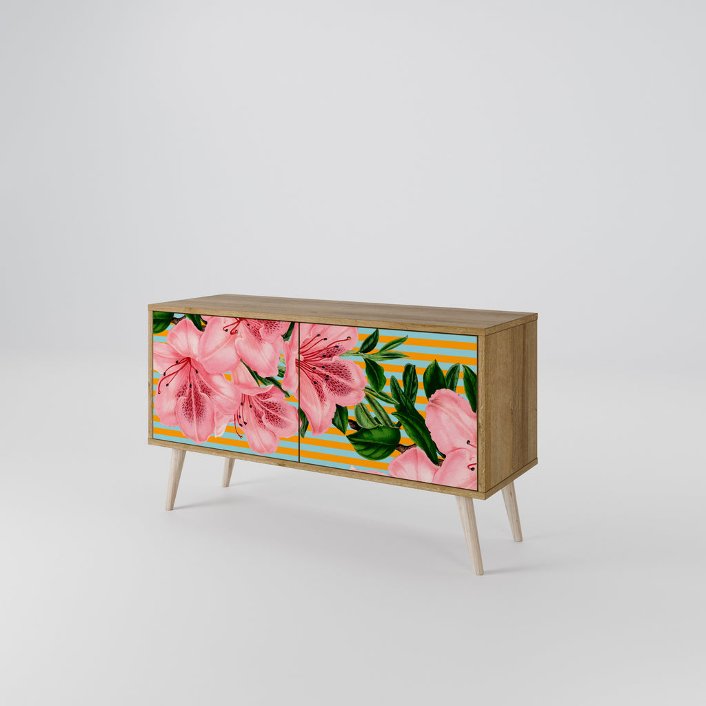 FRAGILE BEAUTY Móvel de TV Compacto de 2 Portas