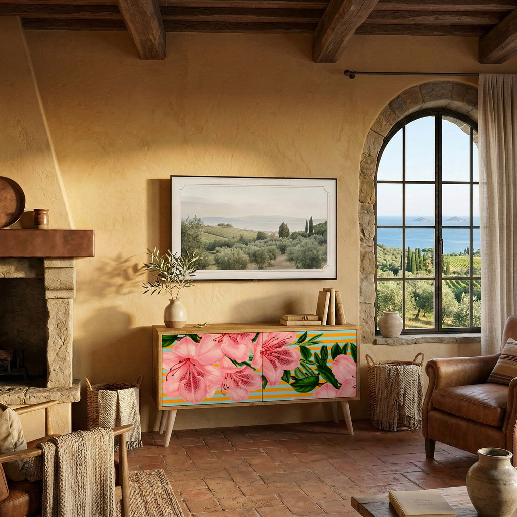 FRAGILE BEAUTY Mobile TV Compatto a 2 Ante