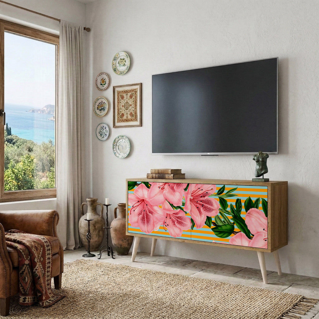 FRAGILE BEAUTY Mobile TV Compatto a 2 Ante