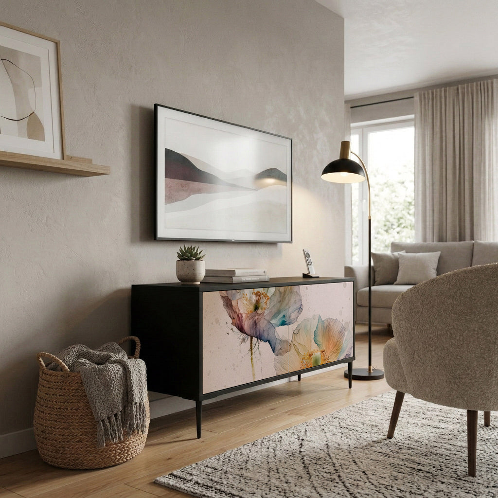 SOFTEN POPPY Mobile TV Compatto a 2 Ante