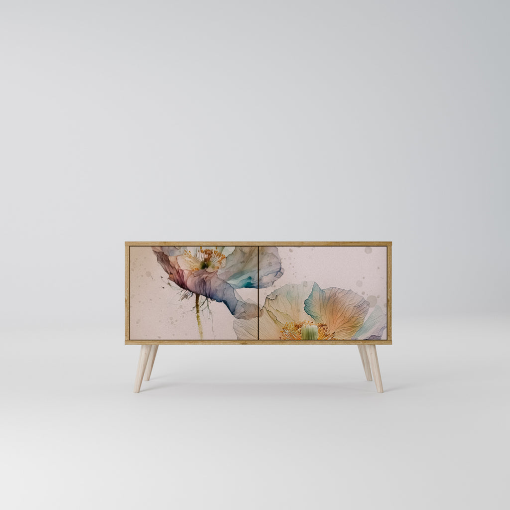 SOFTEN POPPY Mobile TV Compatto a 2 Ante