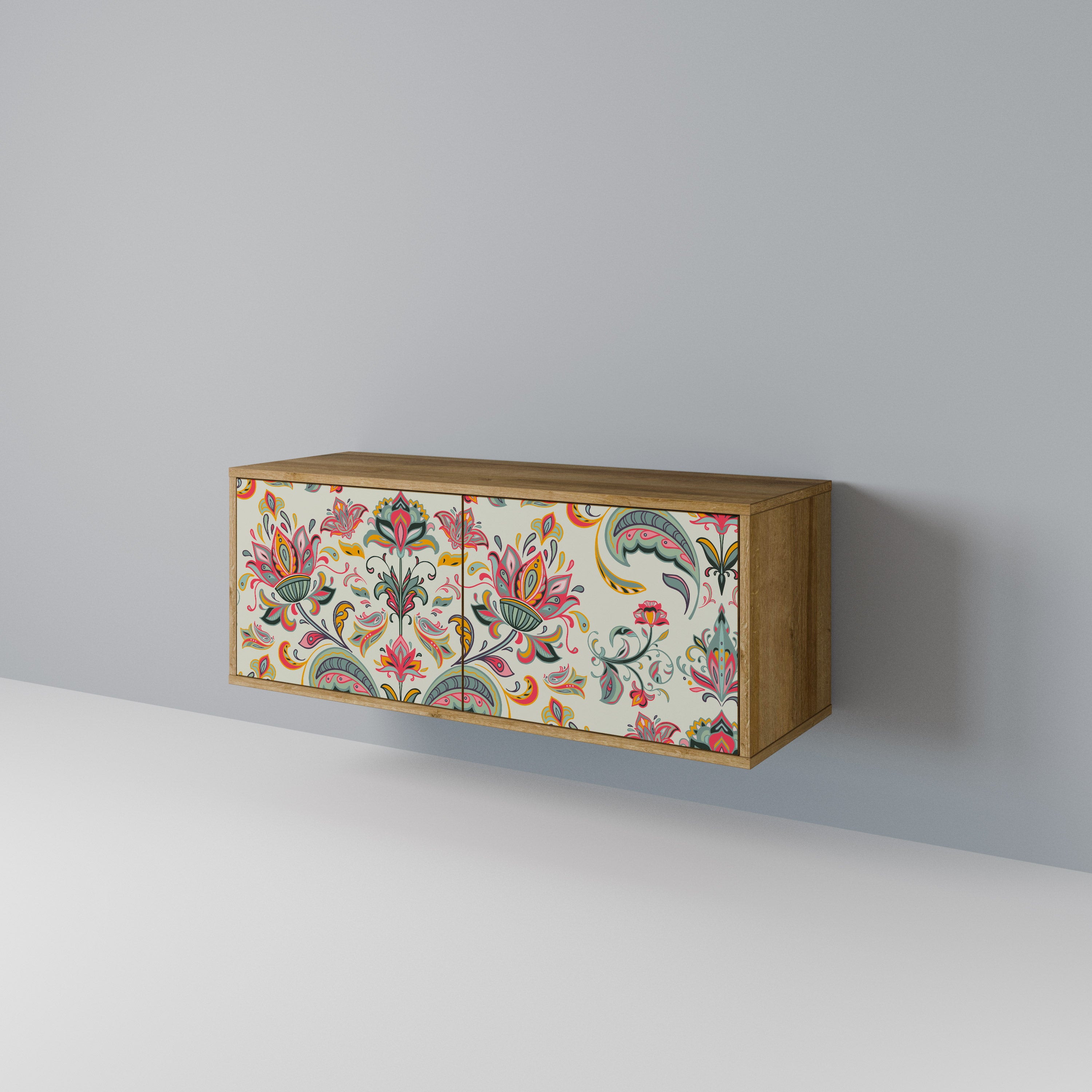 ORGANIC FOLKLORE Compact 2-Door TV Cabinet