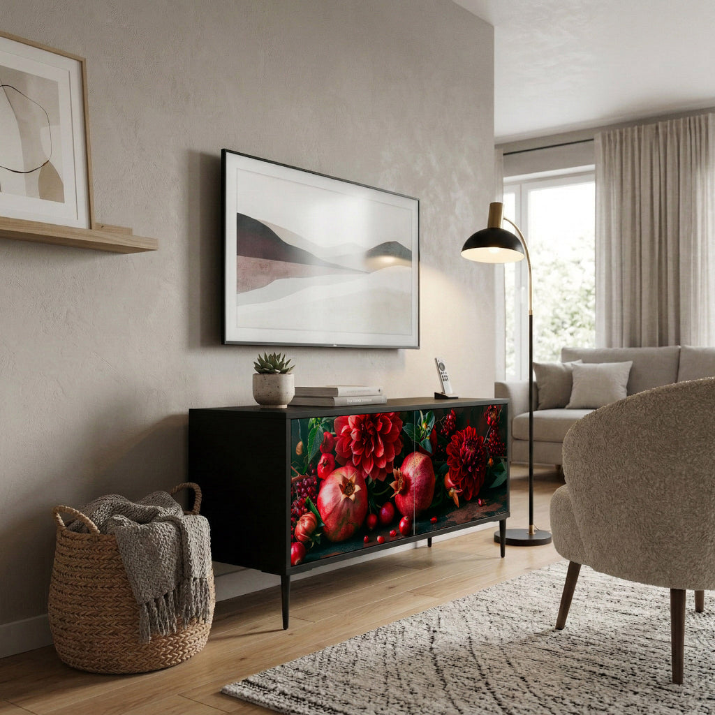 DAHLIAS AND POMEGRANATES Mobile TV Compatto a 2 Ante