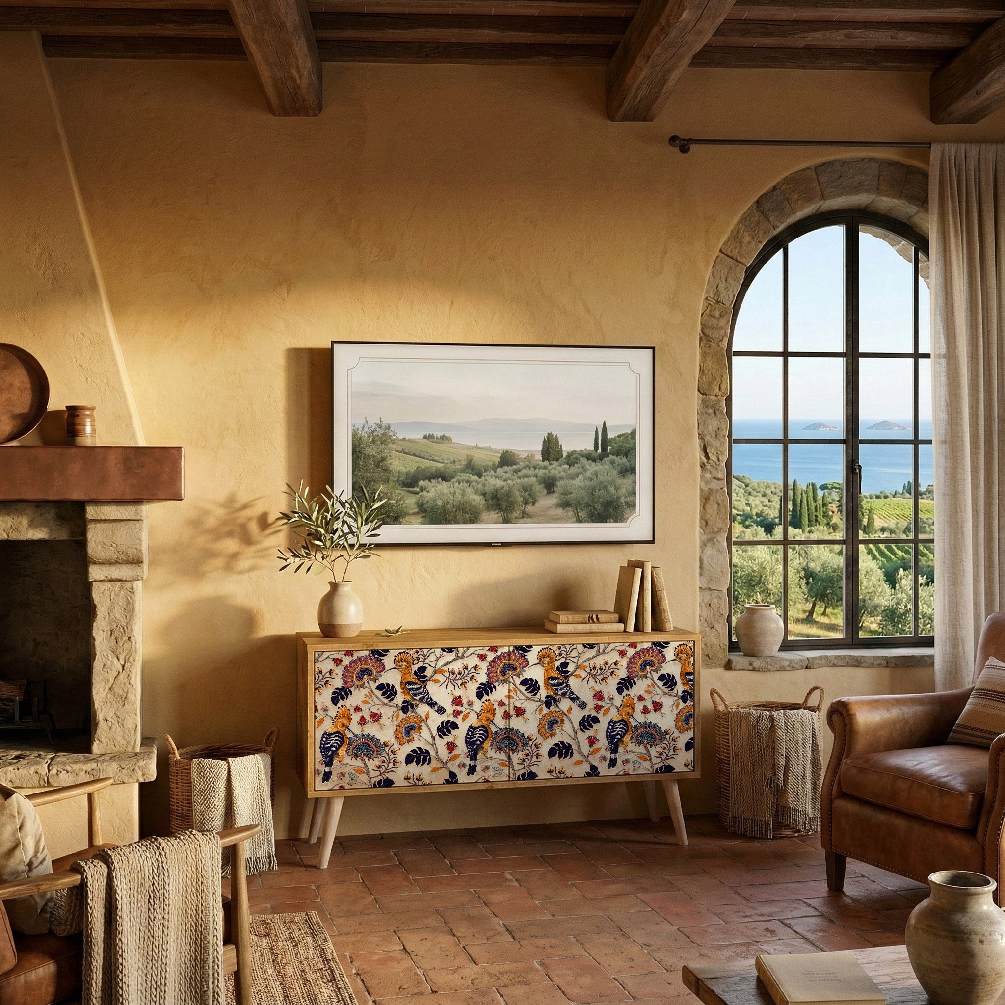 EMINENT HOOPOE Móvel de TV Compacto de 2 Portas